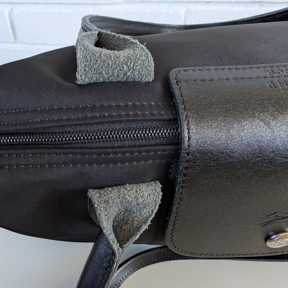 Longchamp Le Pliage Nylon Tote Bag Medium Black Shoulder - Picture 13 of 16